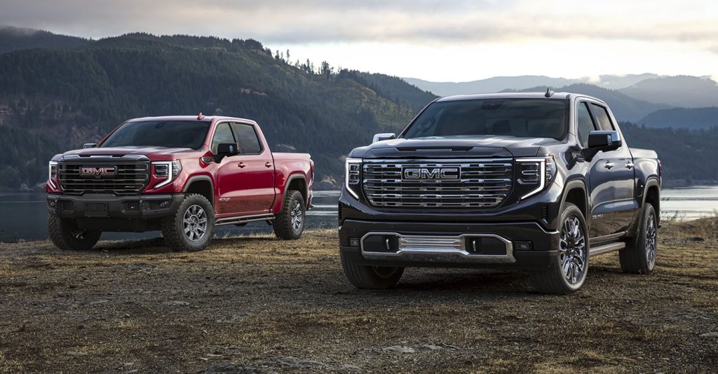 2026 GMC Sierra 1500 showcasing its available trim levels with bold styling, premium features, and professional-grade truck capability at Country Club GMC in Oneonta, NY.